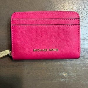 MICHAEL Michael Kors Jet Set Small Zip Around Card Case